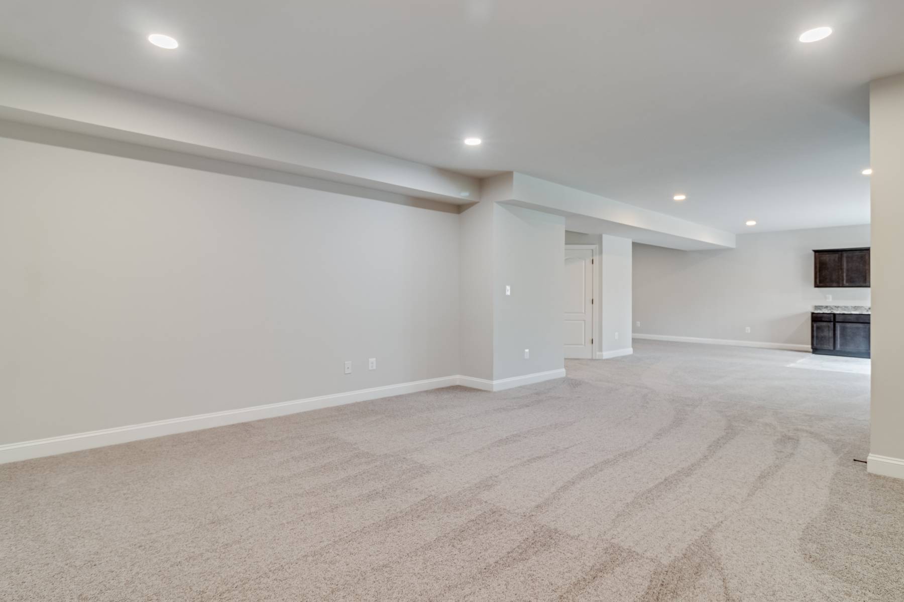Finished Lower Level Living Space